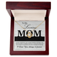 Love Knot Necklace – Gift for a Loving Mom Who's Beautiful, Elegant and Truly Inspiring - TreasuredTale
