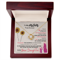 Love Knot Necklace for Mom from Daughter - Mother's Day Gift