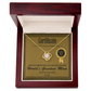 Love Knot Necklace – Gift for the Best Mom Ever with a Certificate of Love and Gratitude - TreasuredTale