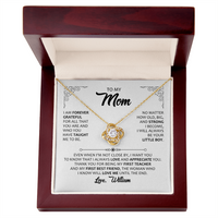 Love Knot Necklace for Mom from Son - Mother's Day Gifr