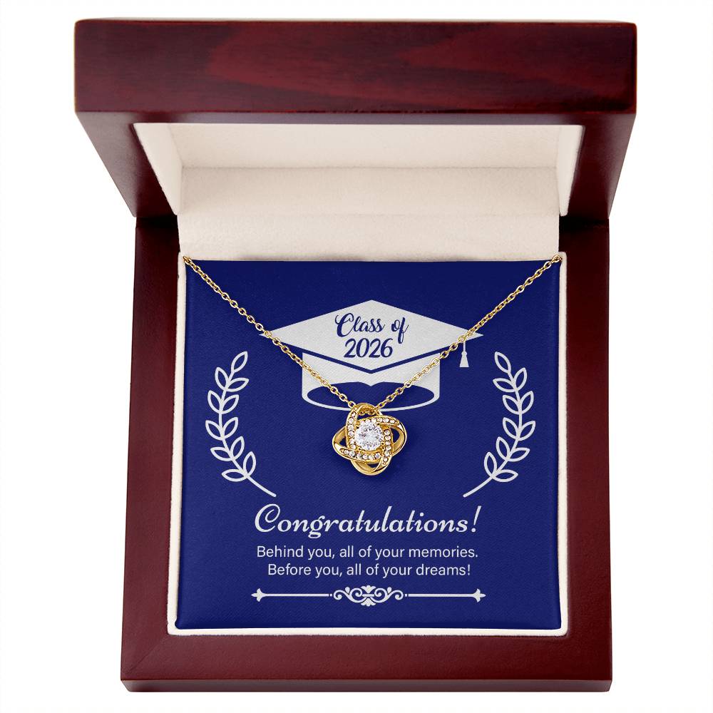 Love Knot Necklace - On Your Graduation Day
