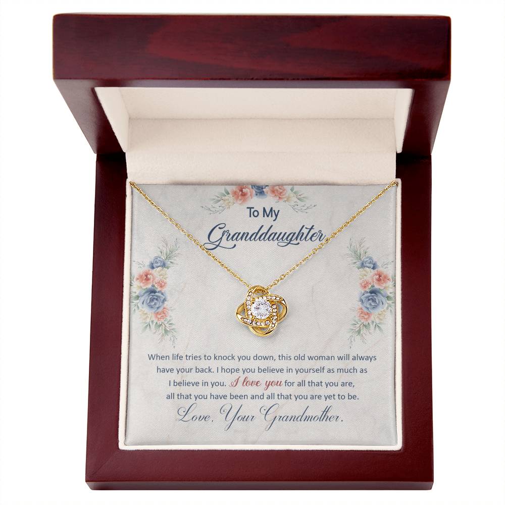 Granddaughter Necklace From Grandma – Love & Pride - TreasuredTale