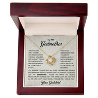 Love Knot Necklace - Godmother - 1 - TreasuredTale