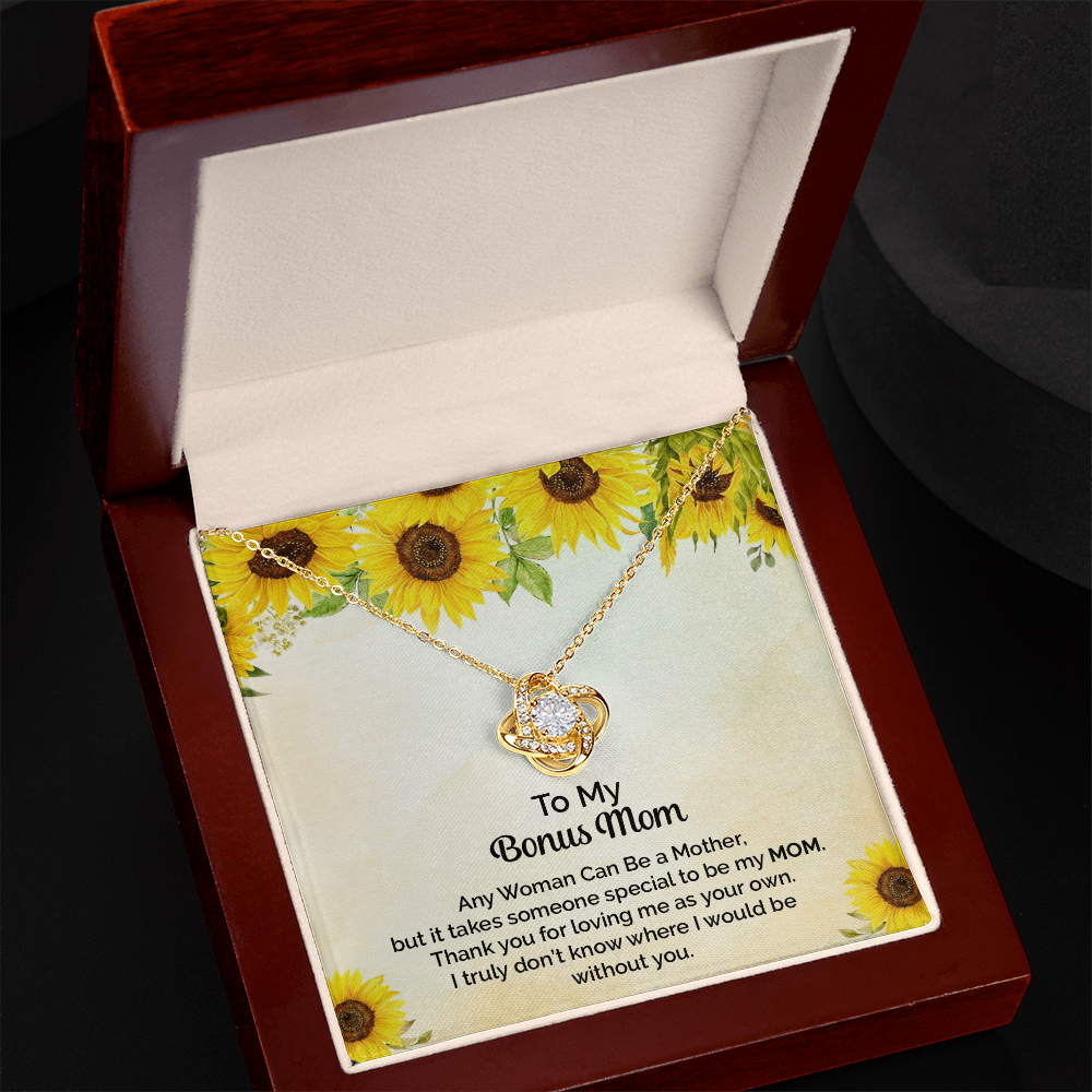 Love Knot Necklace for Stepmother / Bonus Mom - Mother's Day Gift
