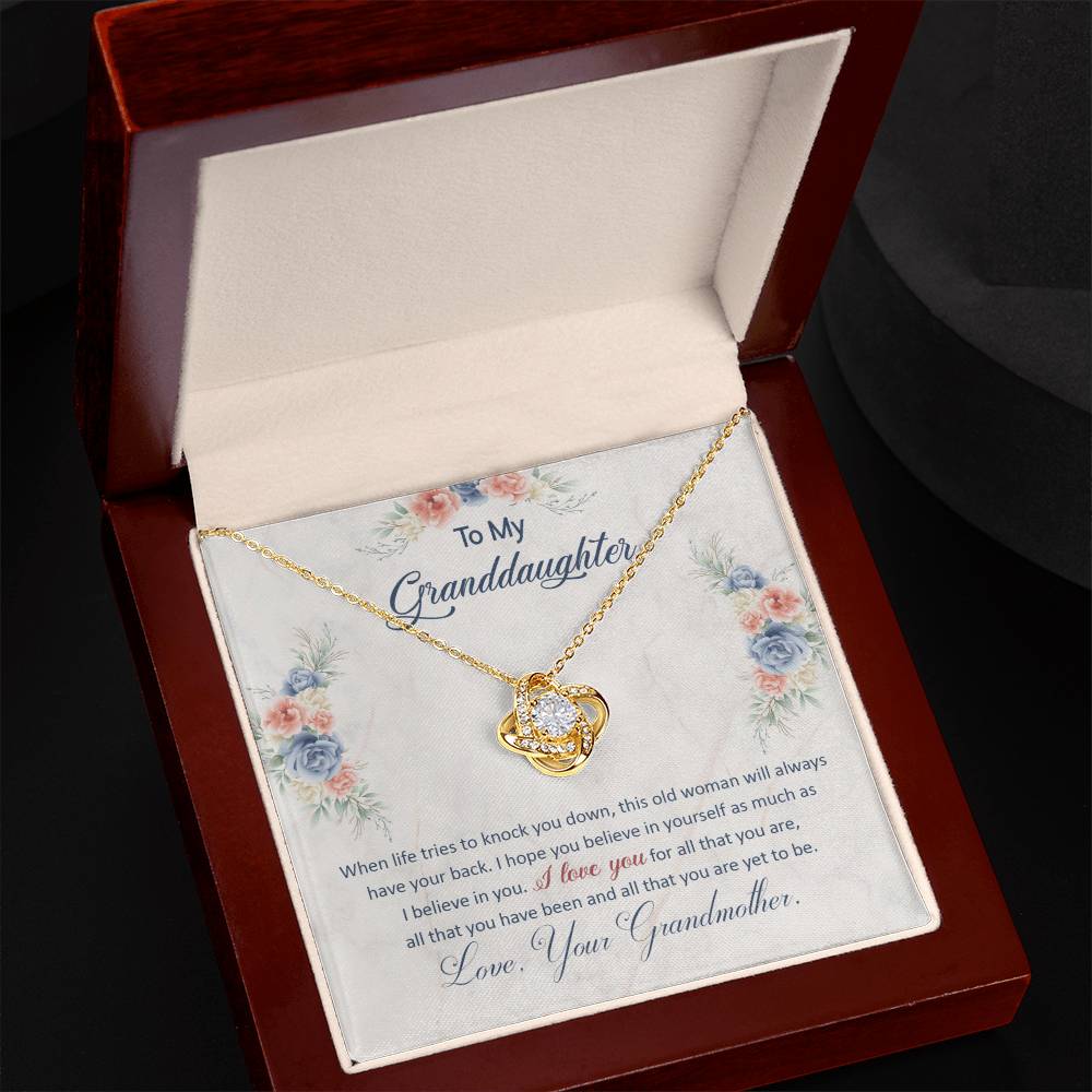 Granddaughter Necklace From Grandma – Love & Pride - TreasuredTale