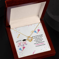 Love Knot Necklace - Senior Graduation, Gift for Daughter