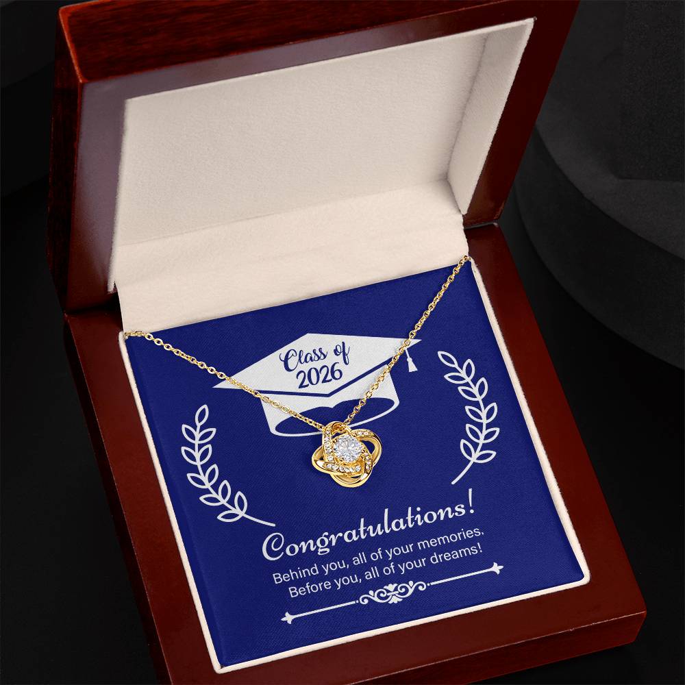 Love Knot Necklace - On Your Graduation Day