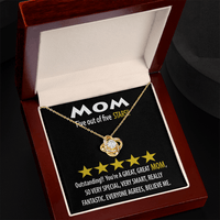 Love Knot Necklace – Five - Star Gift for a Fantastic, Smart and Truly Special Mom - TreasuredTale