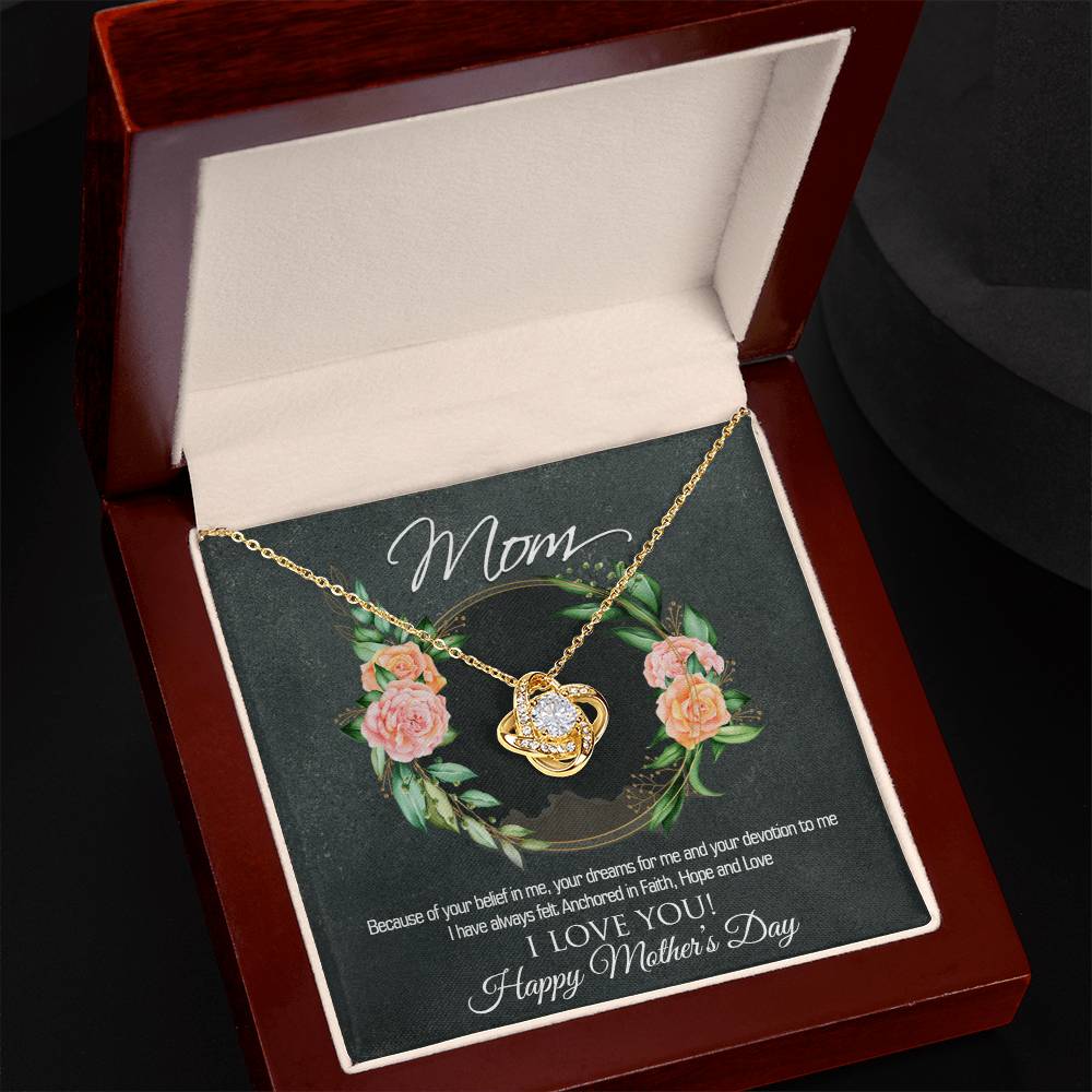 Love Knot Necklace - 12 - TreasuredTale
