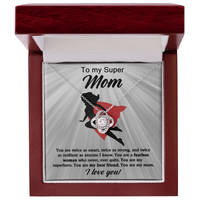 Love Knot Necklace – Empowering Gift for a Super Mom Who's Strong, Fearless and Full of Love - TreasuredTale