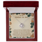 Love Knot Necklace – Thank You Gift for Mother - in - Law from Her Grateful Son - in - Law - TreasuredTale