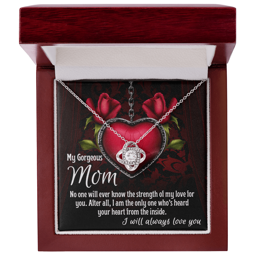 Love Knot Necklace – Gorgeous Mom Gift with Bond Forever - TreasuredTale