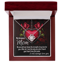 Love Knot Necklace – Gorgeous Mom Gift with Bond Forever - TreasuredTale