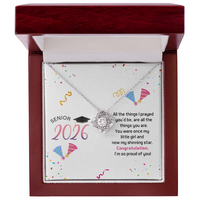 Love Knot Necklace - Senior Graduation, Gift for Daughter