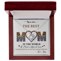 Love Knot Necklace – Personalized Funny Best Mom Gift from Daughter - TreasuredTale