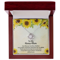 Love Knot Necklace for Stepmother / Bonus Mom - Mother's Day Gift