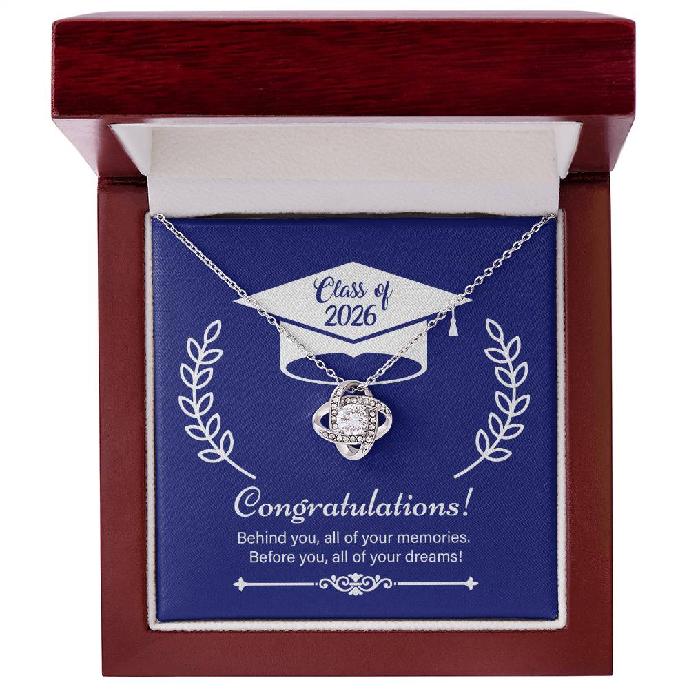 Love Knot Necklace - On Your Graduation Day