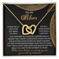 Interlocking Hearts Necklace – Mom and Best Friend Gift - TreasuredTale