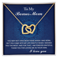 Interlocking Hearts Necklace – Bonus Mom Gift - TreasuredTale