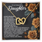 Interlocking Hearts Necklace – Daughter Gift of Confidence
