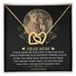 Interlocking Hearts Necklace – Forever Needed Mom Gift - TreasuredTale