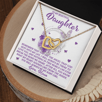 Interlocking Hearts Necklace – Baby Girl Daughter Gift - TreasuredTale
