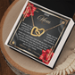 Interlocking Hearts Necklace – Unconditional Love Mom Gift - TreasuredTale