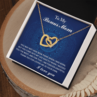 Interlocking Hearts Necklace – Bonus Mom Gift - TreasuredTale