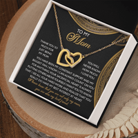 Interlocking Hearts Necklace – Mom and Best Friend Gift - TreasuredTale