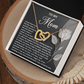 Interlocking Hearts Necklace – Mom Gift of Light and Sacrifice - TreasuredTale