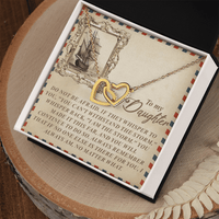 Interlocking Hearts Necklace – Strong Daughter Gift - TreasuredTale