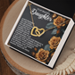 Interlocking Hearts Necklace – Daughter Gift of Confidence