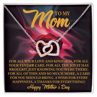 Interlocking Hearts Necklace – Mother's Day Thank You Gift - TreasuredTale