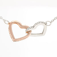 Interlocking Hearts Necklace for Sister from Sister - Mother's Day Gift