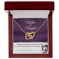 Interlocking Hearts Necklace – Mother and Daughter Gift - TreasuredTale
