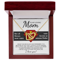 Interlocking Hearts Necklace – Hero Mom Gift - TreasuredTale