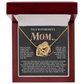Interlocking Hearts Necklace – Compassionate Mom Gift - TreasuredTale