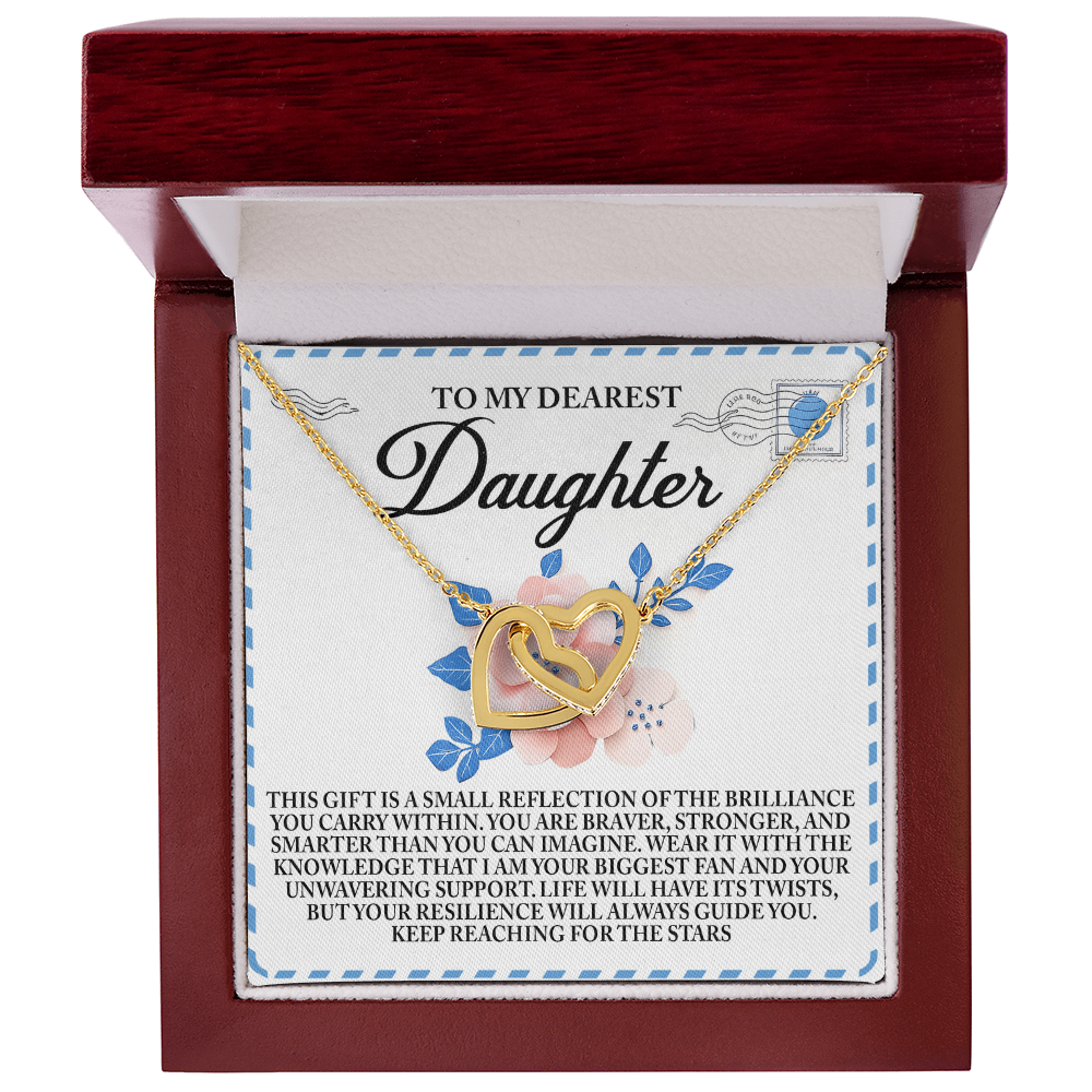 Interlocking Hearts Necklace – Resilient Daughter Gift