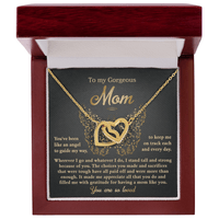 Interlocking Hearts Necklace – Gift for Gorgeous Mom - TreasuredTale