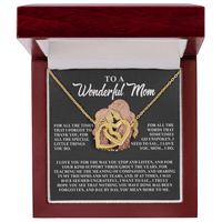 Interlocking Hearts Necklace – Thankful Mom Gift - TreasuredTale