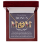 Interlocking Hearts Necklace – Bonus Mom Gift - TreasuredTale