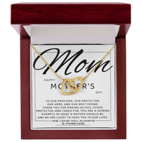 Interlocking Hearts Necklace – Mother's Day Hero Gift - TreasuredTale