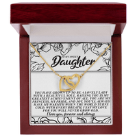 Interlocking Hearts Necklace – Sweet Daughter Love Gift - TreasuredTale