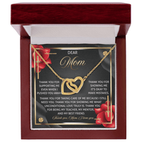Interlocking Hearts Necklace – Unconditional Love Mom Gift - TreasuredTale