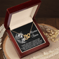 Interlocking Hearts Necklace – Gift for Loving Mama Bear - TreasuredTale
