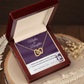 Interlocking Hearts Necklace – Mother and Daughter Gift - TreasuredTale