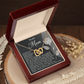 Interlocking Hearts Necklace – Mom Gift of Light and Sacrifice - TreasuredTale