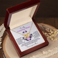 Interlocking Hearts Necklace – Funny Five - Star Mom Gift - TreasuredTale