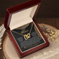 Interlocking Hearts Necklace – Mom and Best Friend Gift - TreasuredTale