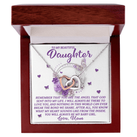 Interlocking Hearts Necklace – Baby Girl Daughter Gift - TreasuredTale